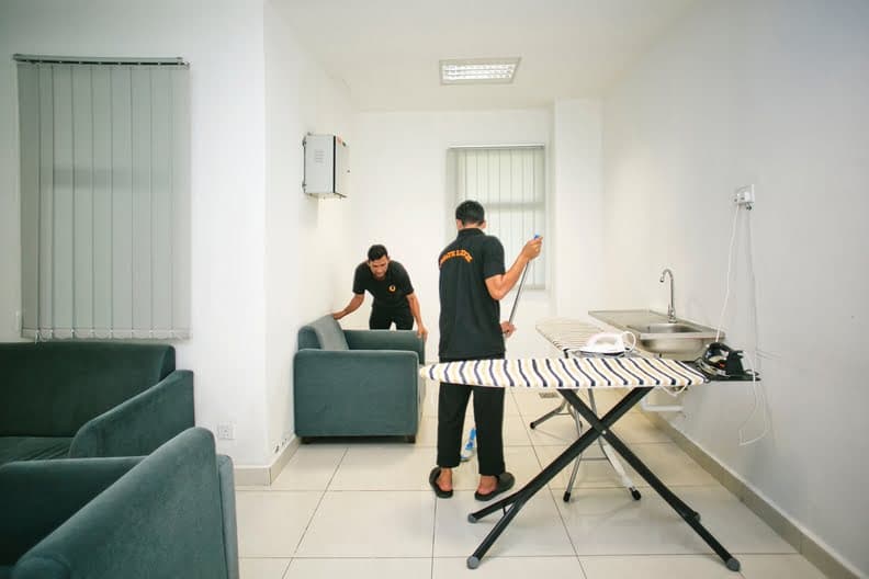Nettoyage et service de chambre